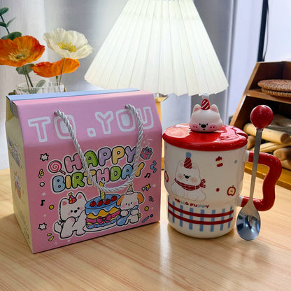 Cute ceramic puppy mug